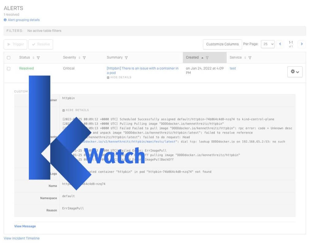 How to use kwatch to detect crashes in Kubernetes clusters