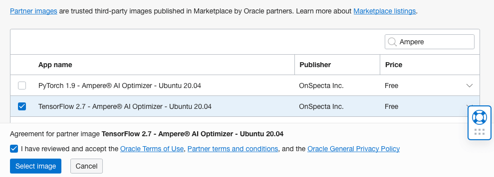 Ampere Tensorflow Image